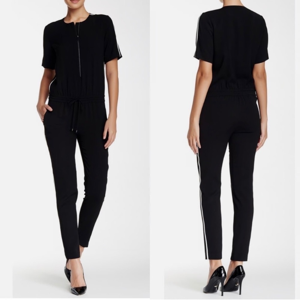 Vince  Jumpsuit In Black and white size 0